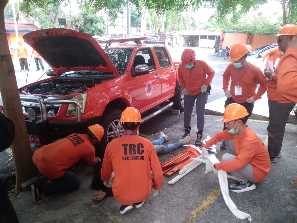 TRC Trucuk Jalani Simulasi Menegangkan, BASARNAS Turun Langsung