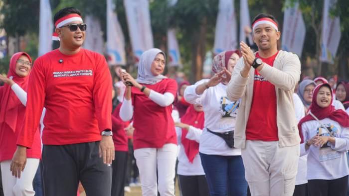Ratusan Warga Ikuti Senam Merah Putih Antikorupsi, Bupati Hamenang: Mari Wujudkan Klaten Bersih Dari Korupsi