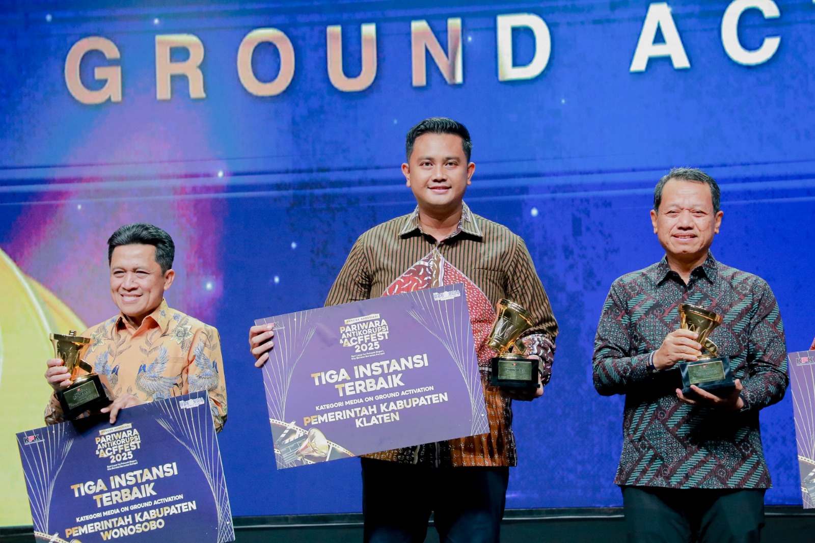 Pemkab Klaten Raih Penghargaan Pariwara Antikorupsi 2025