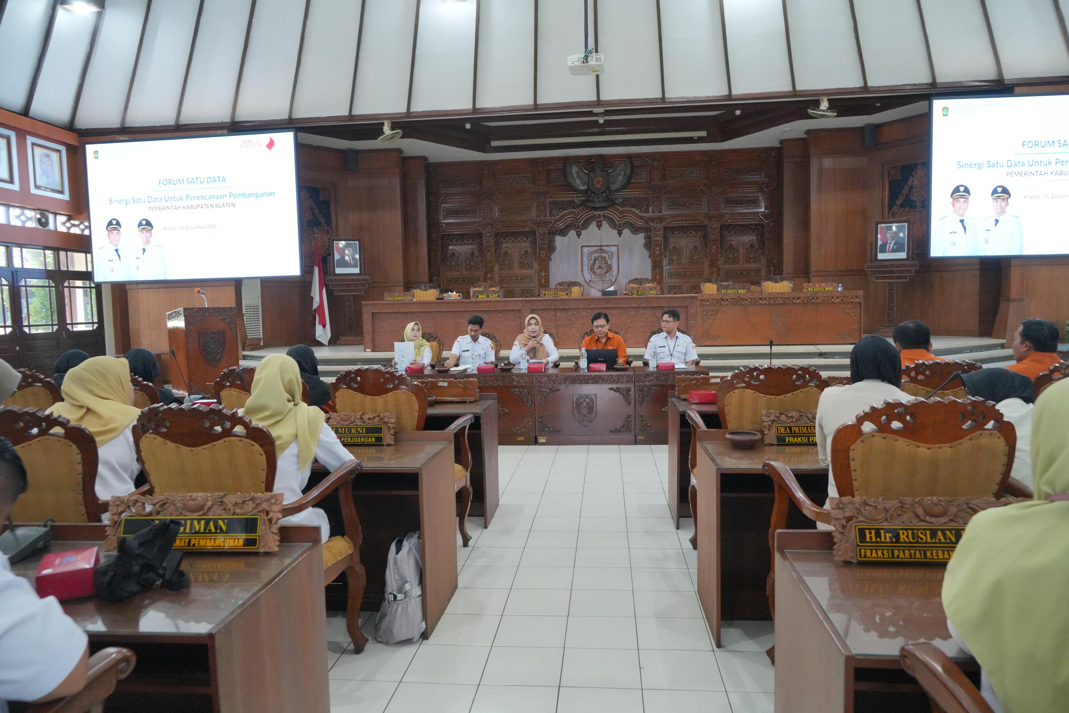 Klaten Gelar Forum Satu Data, Wujudkan Tata Kelola Data yang Baik