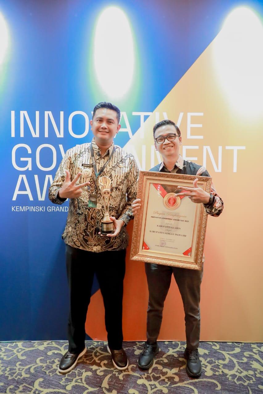Klaten Dinobatkan Kabupten Sangat Inovatif Di IGA Award 2025